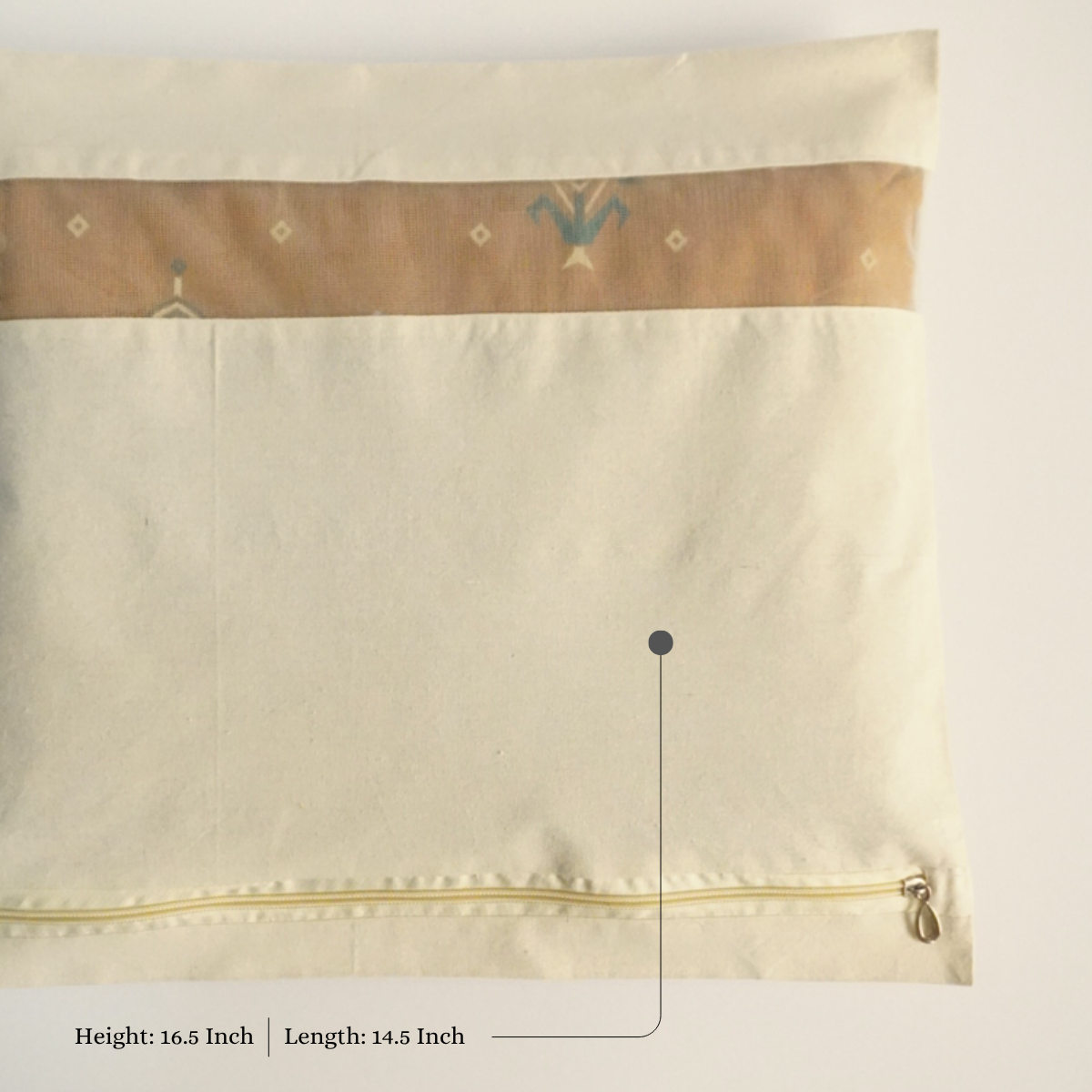 Pack of 8 Cotton Saree Cover With Zipper & Net Window (Size 16.5 X 14.5 Inch)