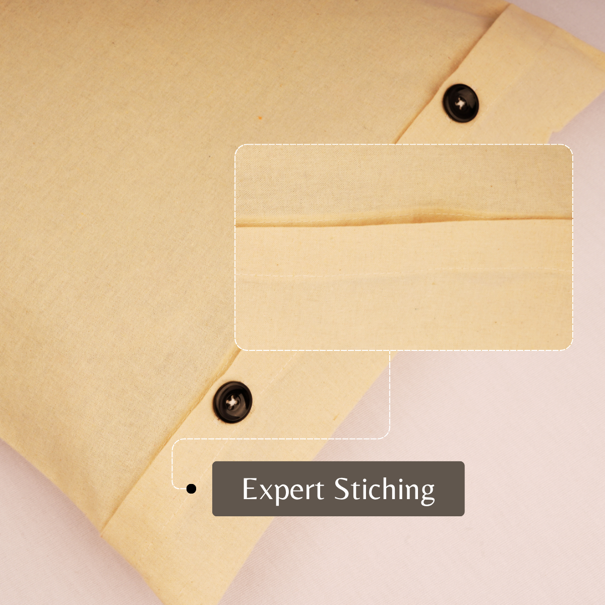 Combo: 3 Cotton Storage Bags (17x14x7") + 6 Button Cotton Saree Covers