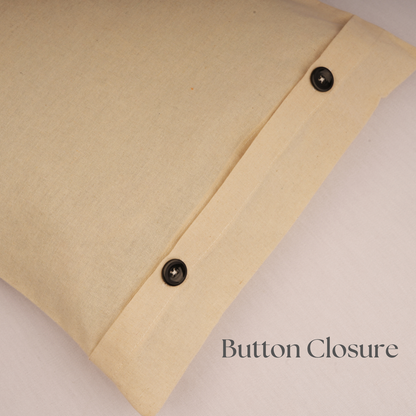 Pack of 8 Cotton Saree Covers – Button Closure with Net Window (16x14")